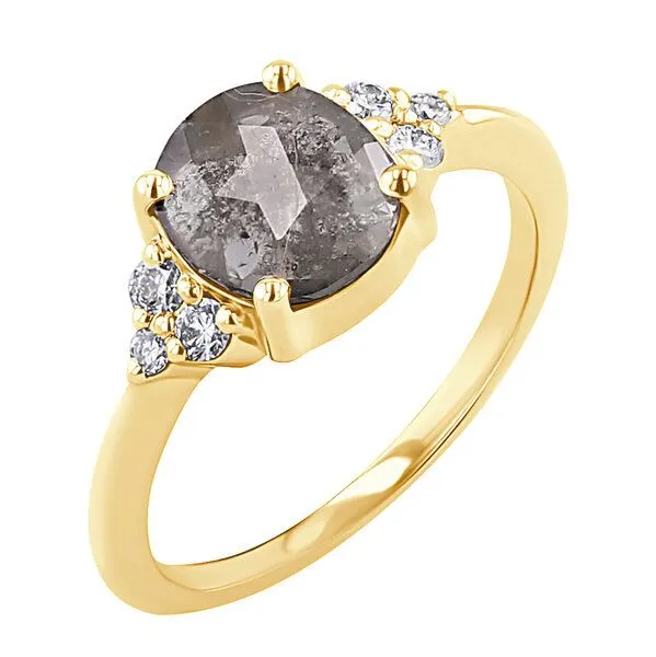 Eppi Eppi Ring mit Salt and Pepper Diamant Agathe – Produktbild 2 von 4