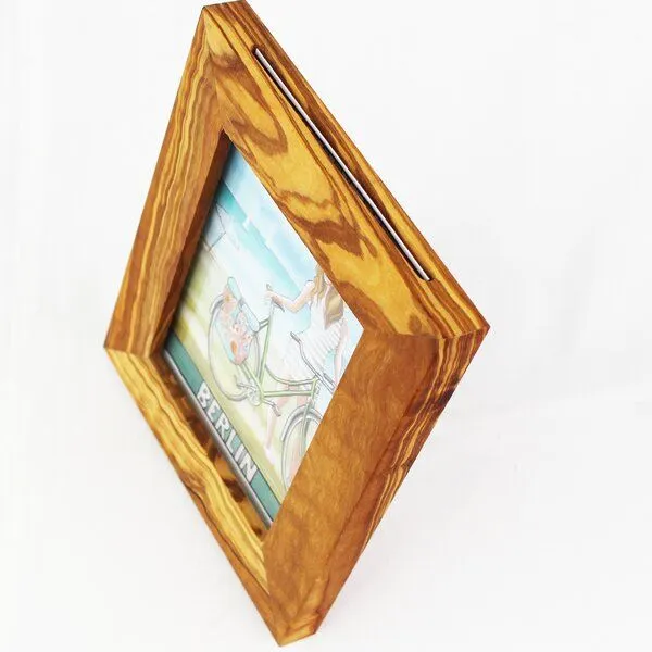 Mitienda Shop Mitienda Shop Bilderrahmen aus Olivenholz 11,5cm x 8,5cm – Produktbild 3 von 3