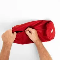 nahtur design nahtur-design Kissenbezug für Nackenrollen | 100% Feinloden, Rot_02 (rot), – Produktbild 1 von 1