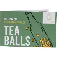 TEABALLS Bio-Tee mit Klappkarte inkl. Aufdruck, Guten Morgen Tee Bio pure nature – Produktbild 1 von 1