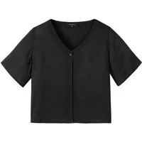 recolution recolution Kurzarm-Bluse SPIREA, Black, – Produktbild 1 von 1