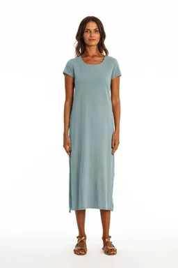 RAVENS VIEW IBIZA RAVENS VIEW IBIZA Damen vegan Kleid Lara Chinois Grün – Produktbild 1 von 1
