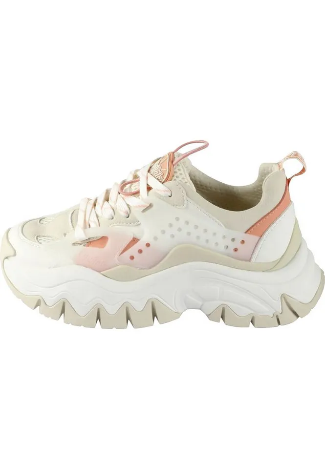 Buffalo Buffalo Damen Buffalo Trail One Vegan Nappa/Nubuck Trainingsschuh, Beige, – Produktbild 4 von 5