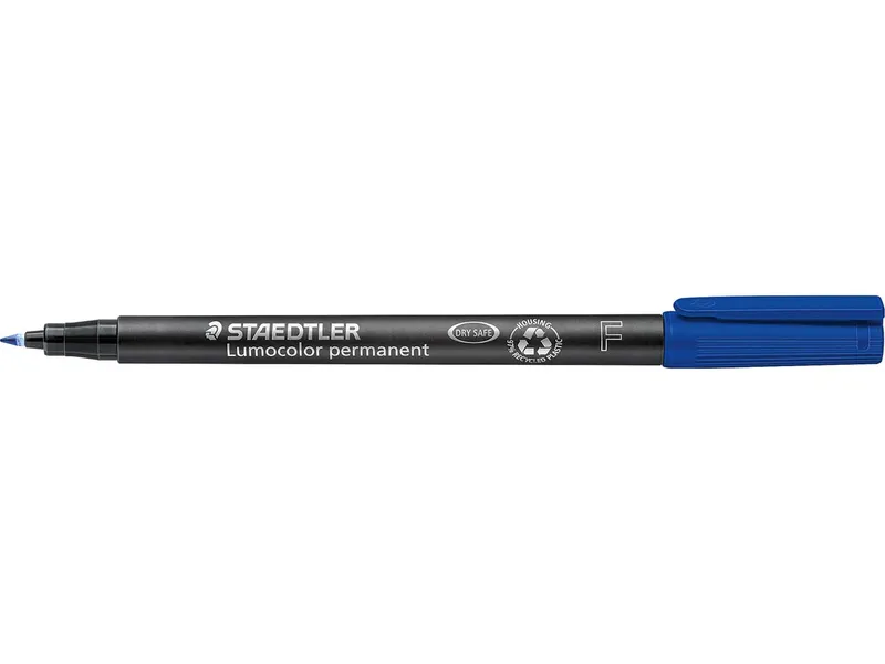 Staedtler STAEDTLER Universalstift 'Lumocolor 318' fein blau permanent – Produktbild 2 von 2