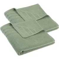 Living Crafts LIVING CRAFTS - Home Handtücher, 2er-Pack - Grün (100% Bio-Baumwolle), Nachhaltige Mode, Bio Bekleidung – Produktbild 1 von 1