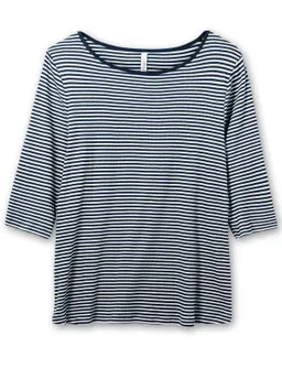 sheego Ringelshirt marine – Produktbild 1 von 1