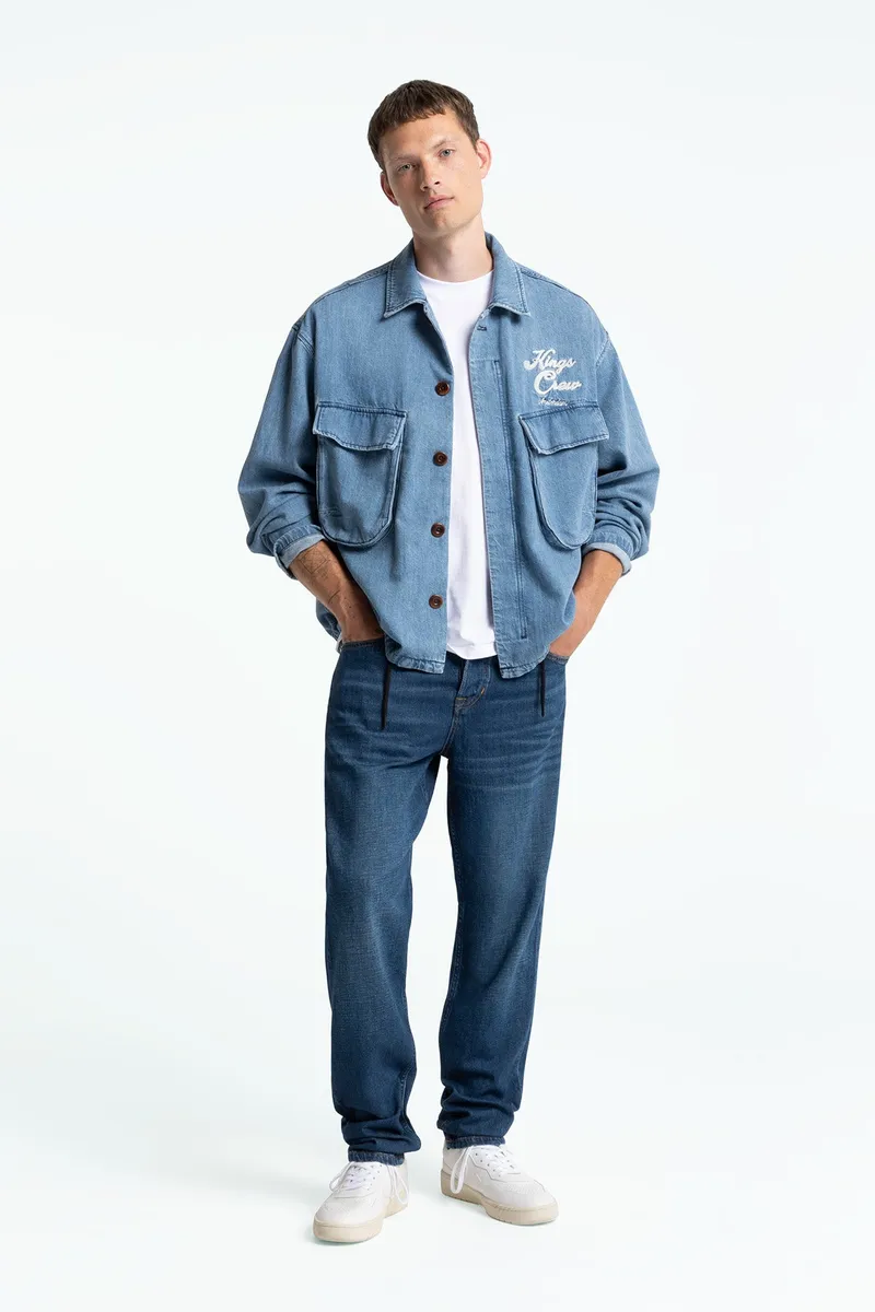 Kings Of Indigo Kings of Indigo Herren vegan Jeans Sushan Hopcete Electric Dunkelblau, Dunkelblau, – Produktbild 2 von 2