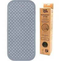 Fair Zone FAIR ZONE Badematte 76x34 cm - Wanneneinlage, Grau, – Produktbild 1 von 1