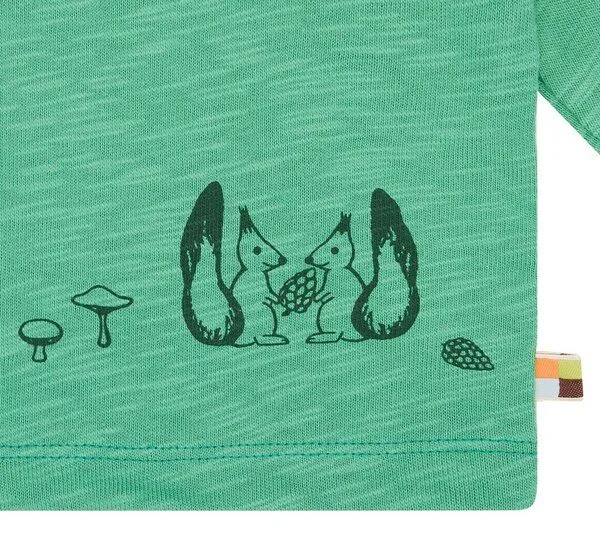 loud + proud loud + proud Babys & Kinder Shirt Slub Jersey, GOTS zertifiziert, Plant(grün), – Produktbild 1 von 2
