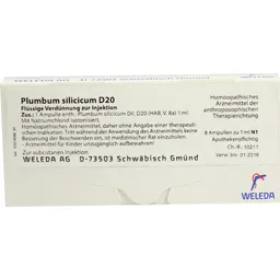 Weleda WELEDA PLUMBUM SILICICUM D 20 Ampullen 8X1 ml Ampullen – Produktbild 1 von 1