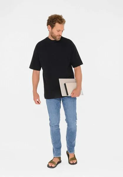THOKKTHOKK ThokkThokk Herren T-Shirt mit Raglanärmeln, Black (schwarz), – Produktbild 4 von 7