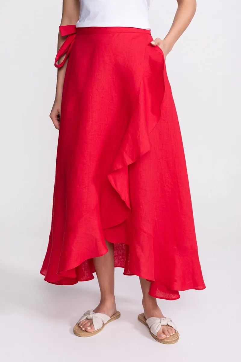 De IONESCU De IONESCU Damen vegan Rock Nera, Rot, – Produktbild 2 von 2