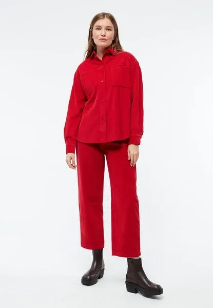 Givn Berlin Givn Berlin Overshirt GBOXANA aus Cord aus Bio-Baumwolle, Crimson, – Produktbild 2 von 4