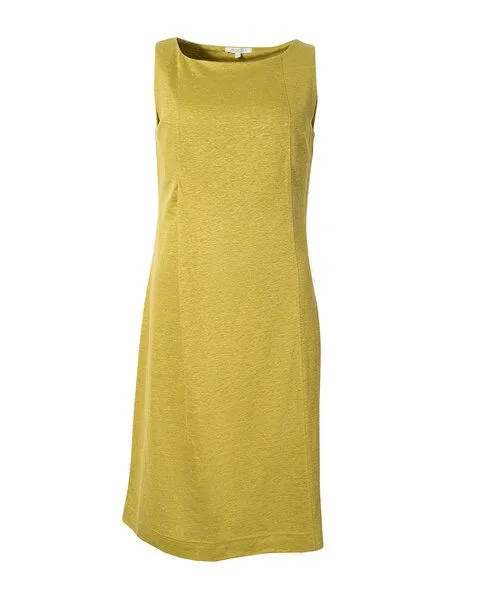 Alma & Lovis Alma & Lovis Schlupfkleid aus Hanf 'Hemp Dress', Hellgrün, – Produktbild 4 von 4