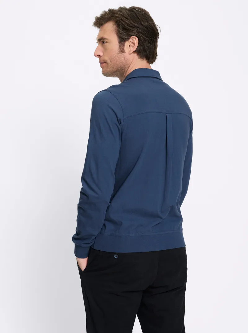marco donati Shirtjacke, Jeansblau, – Produktbild 2 von 2