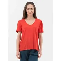ORGANICATION ORGANICATION T-Shirt aus Tencel- Bio-Baumwolle-Mix, Red, – Produktbild 1 von 1