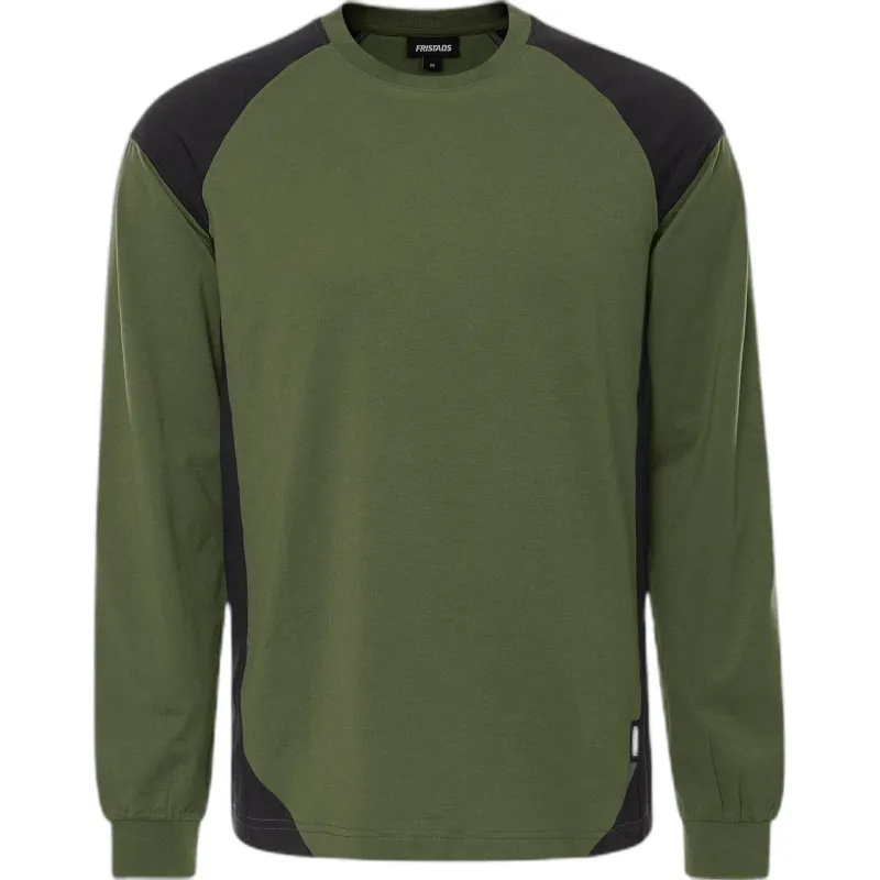 Fristads Langarmshirt Fristads heavy 7071 GTM, Vert, – Produktbild 1 von 1
