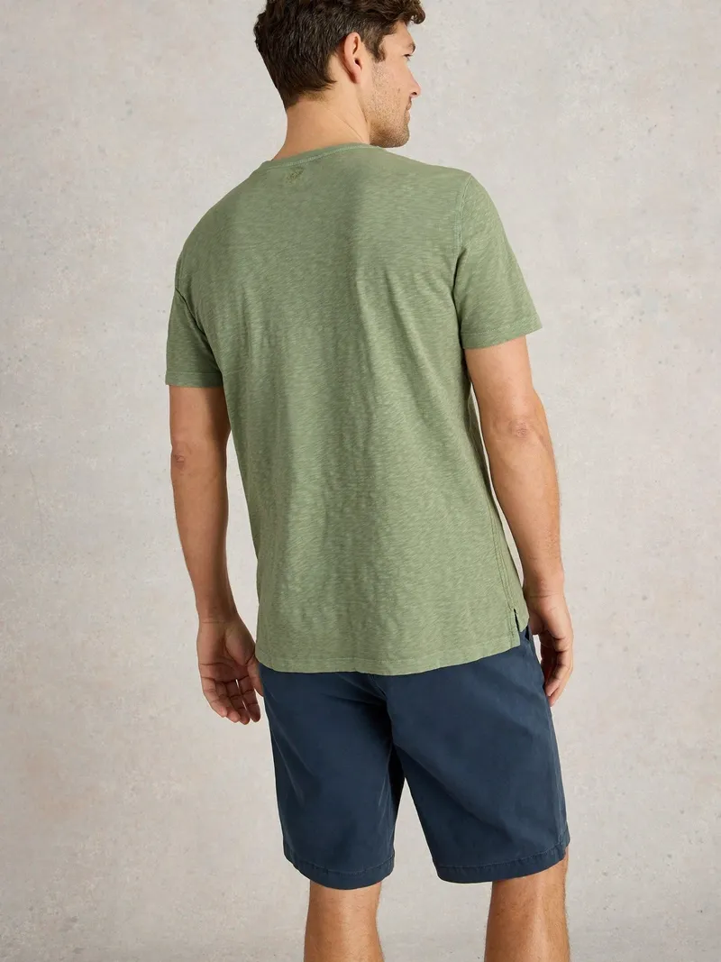 White Stuff T-Shirt Abersoch - M, Staubgrün, – Produktbild 4 von 4