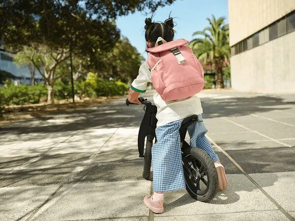 BagBase BagBase Kinder Rucksack Seitentaschen gepolsterte, verstellbare Schulterriemen Haltegriff, Navy, – Produktbild 2 von 2