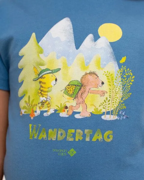 Bavarian Caps Bavarian Caps Kids T-Shirt Janosch Wandertag, Dunkelblau, – Produktbild 2 von 3