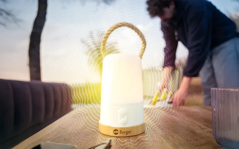 Berger Berger Sonido LED-Campingleuchte mit Bluetooth Lautsprecher – Produktbild 2 von 2