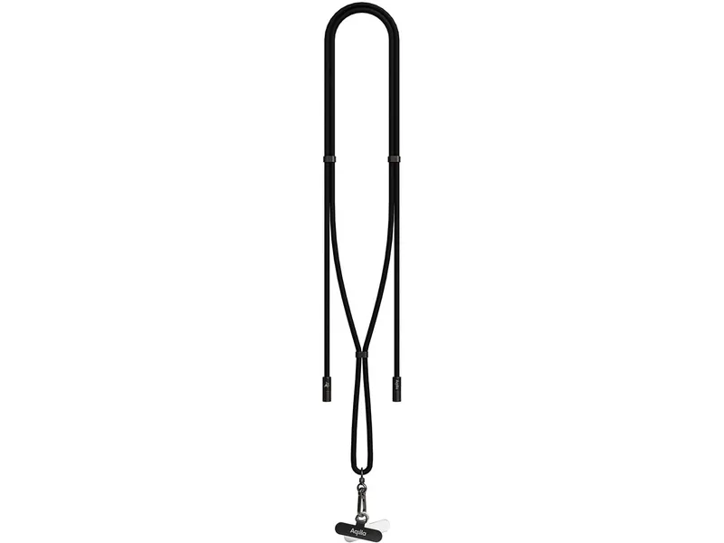 Aqiila Aqiila Lanyard mit Ladekabel USB-C auf USB-C, Schwarz, – Produktbild 2 von 4