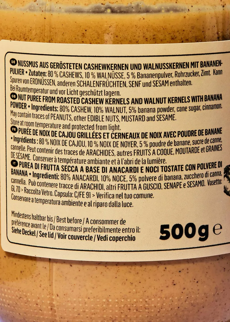 KoRo Bio Cashewmus Banana Bread 500 g – Produktbild 1 von 7