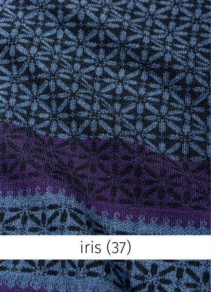 Heidekönigin Heidekönigin Jacquard Strickjacke JULE, Iris, – Produktbild 2 von 3