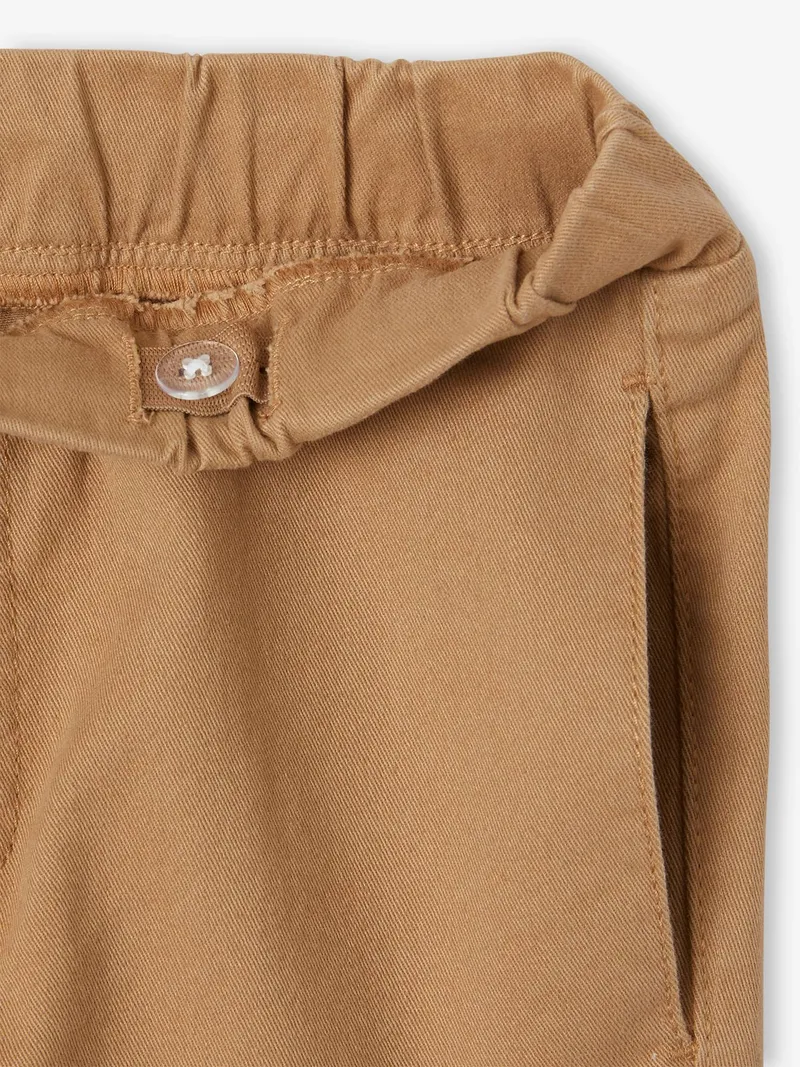 Vertbaudet Jungen Cargohose mit Dehnbund, Graubeige, – Produktbild 3 von 4