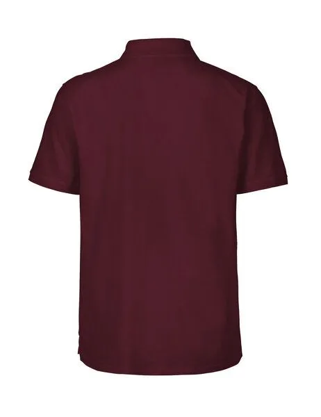 Neutral® - 3FREUNDE Neutral® - 3FREUNDE Männer Poloshirt, Bordeaux, – Produktbild 3 von 4
