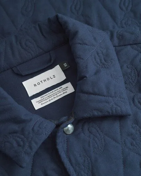 Rotholz Rotholz - Jacke Light Quilt Jacket, Blau (dark navy), – Produktbild 3 von 4