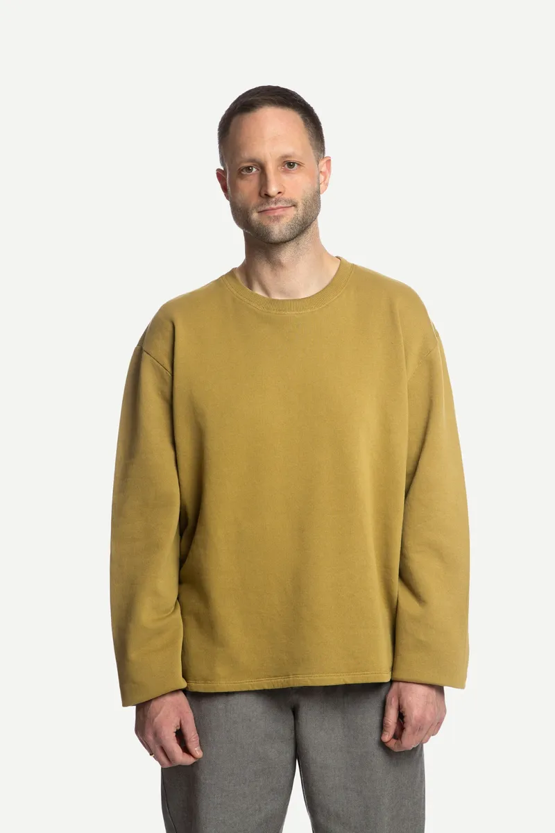 MATONA MATONA Herren vegan Fleece Shirt Gold, Gelb, – Produktbild 2 von 2