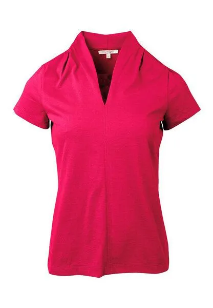 Alma & Lovis Alma & Lovis Kurzarmshirt aus Bio-Baumwolle | Short Kelch, Rot, – Produktbild 2 von 4