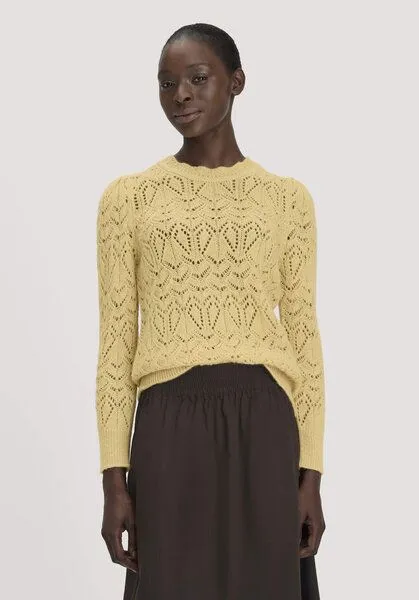 hessnatur hessnatur Pullover Regular aus reinem Alpaka, Jojobagelb, – Produktbild 1 von 4