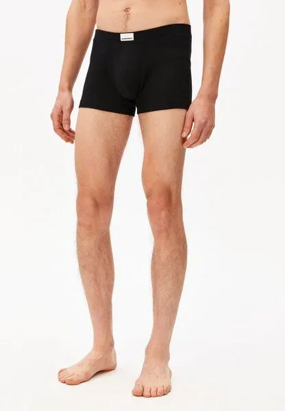 ARMEDANGELS ARMEDANGELS RICAARD RIB Herren Ripp-Boxer aus Bio-Baumwoll Mix, Black, – Produktbild 1 von 4