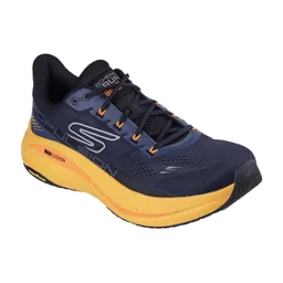 Skechers Skechers MAX CUSHIONING Propulsion Schuhe blau orange 220509 für Herren, blau, Größe 44 EU – Produktbild 1 von 1