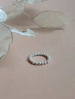pikfine pikfine flexibler Ring "Jara" // silber – Produktbild 1 von 1