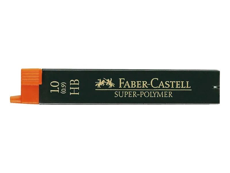 Faber-Castell 12 Faber-Castell Ersatzmine für Druckbleistifte 'Super-Polymer' 1 mm HB – Produktbild 1 von 2