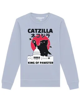 watapparel watapparel Sweatshirt Unisex Catzilla – Produktbild 1 von 1