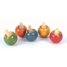 El Puente El Puente Zauberkreisel, 5er-Set | Fair Trade & Handmade aus Indien – Produktbild 1 von 1