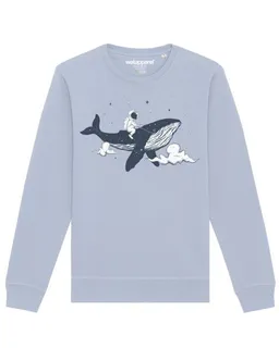 watapparel watapparel Sweatshirt Unisex Spacewhale – Produktbild 1 von 1