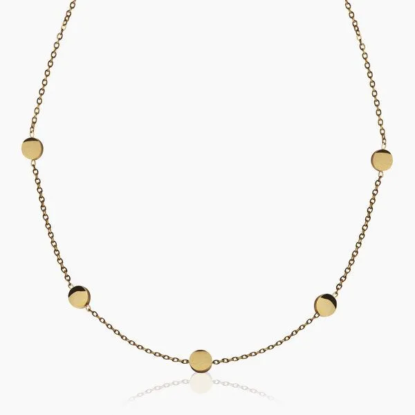 ALEXASCHA ALEXASCHA Kurze Münzkette | gold, silber, roségold | AVA, Gold, – Produktbild 3 von 7