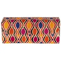 El Puente El Puente Brillenetui "Oria" | Fair Trade & Handmade aus Indien, Orange,rot,schwarz, – Produktbild 1 von 1