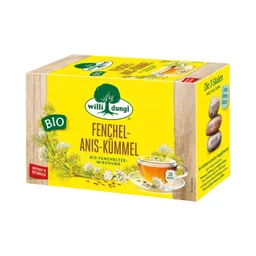 Will Dungl Will Dungl Bio Fenchelteemischung Fenchel-Anis-Kümmel, Antioxidativ, 45g – Produktbild 1 von 1