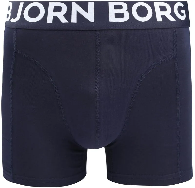 Bjorn Borg Bjorn Borg Björn Borg Boxershorts 3er-Pack Blau, Hellblau, – Produktbild 5 von 5