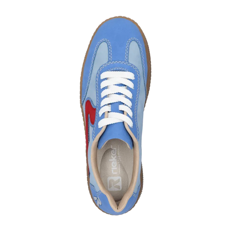 Rieker Rieker Sport - M5512-10 für Damen, blau, Größe 41 EU, Blau, – Produktbild 4 von 5