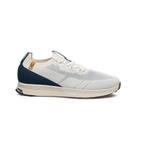 SAOLA SAOLA Vegane Sneakers - Slip-on, ultra leicht und komfortabel - Tsavo 3 M, White navy, – Produktbild 1 von 4
