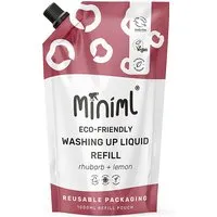 Miniml Miniml Spülmittel Rhabarber & Zitrone - 1L Nachfüllpackung – Produktbild 1 von 1