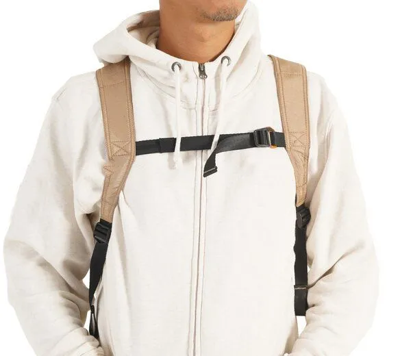 Ticket to the Moon Ticket to the Moon Ultraleicht Rucksack "Backpack Plus" (25l) aus upcyceltem Nylon, Ice brown, – Produktbild 1 von 4