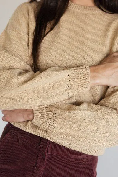 TWOTHIRDS TWOTHIRDS Strickstoff mittlerer Stärke Pinedo, Beige, – Produktbild 3 von 3